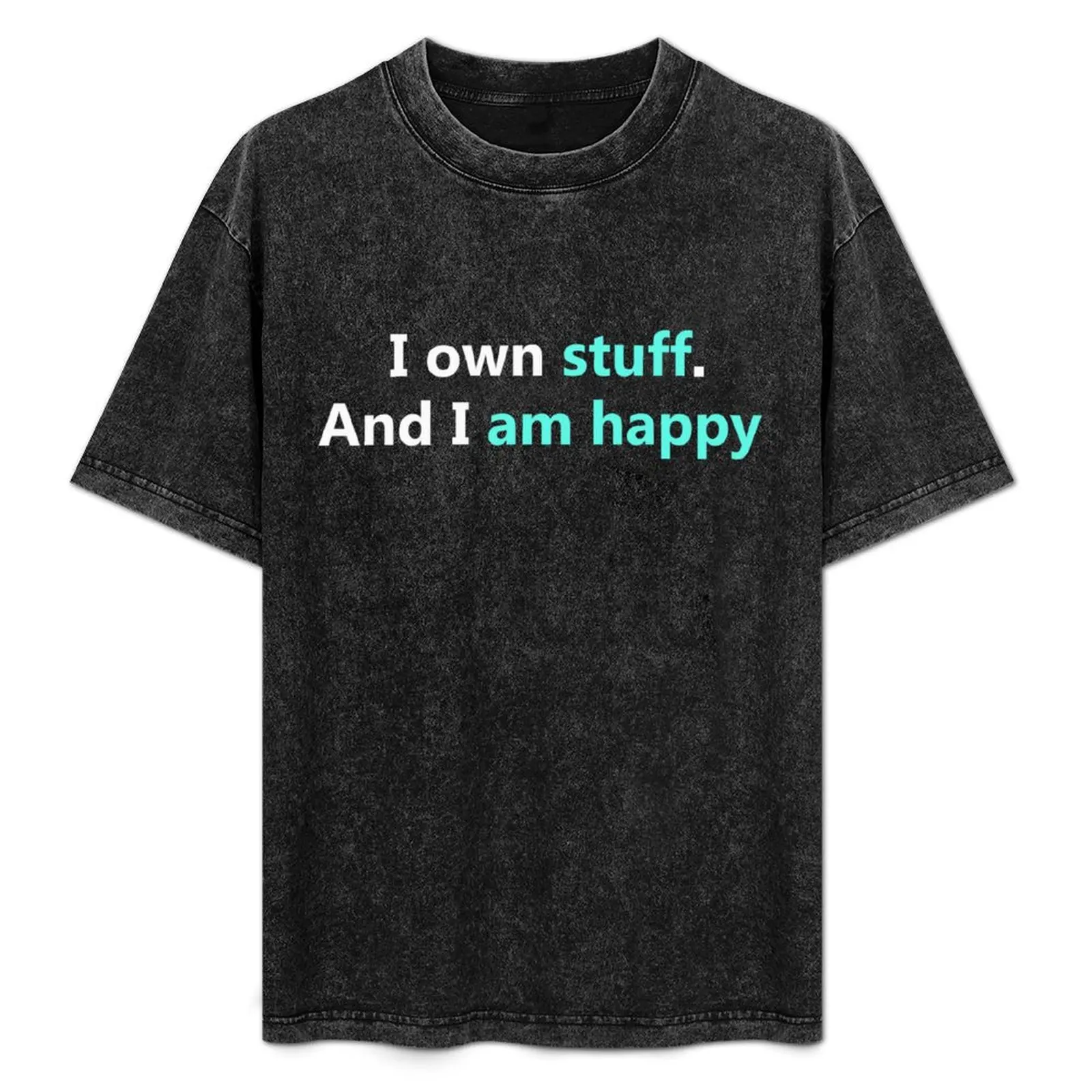 

I own stuff. And I am happy T-Shirt blanks anime figures rapper graphic tees blue archive t shirts for men pack