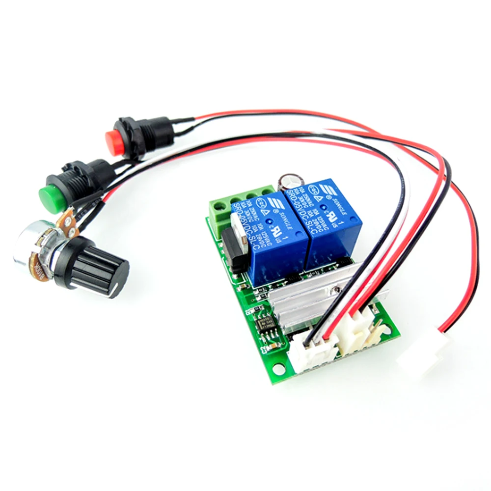1PC DC6V12V24V PWM Motor Speed Controller Forward and Reverse Switch Linear Actuator Motor Controller Adjustable Speed Control