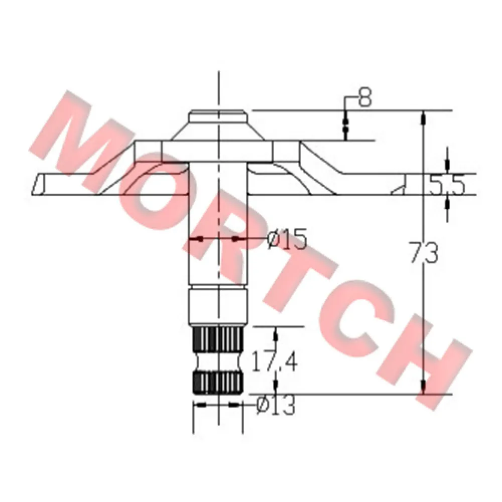 Spindle Kick Starter For Yamaha Jog 50 1E40QMB 2 Stroke Keeway Longjia Scrambler Predator Arctic Cat 50cc Scooter 3KJ-15601-00