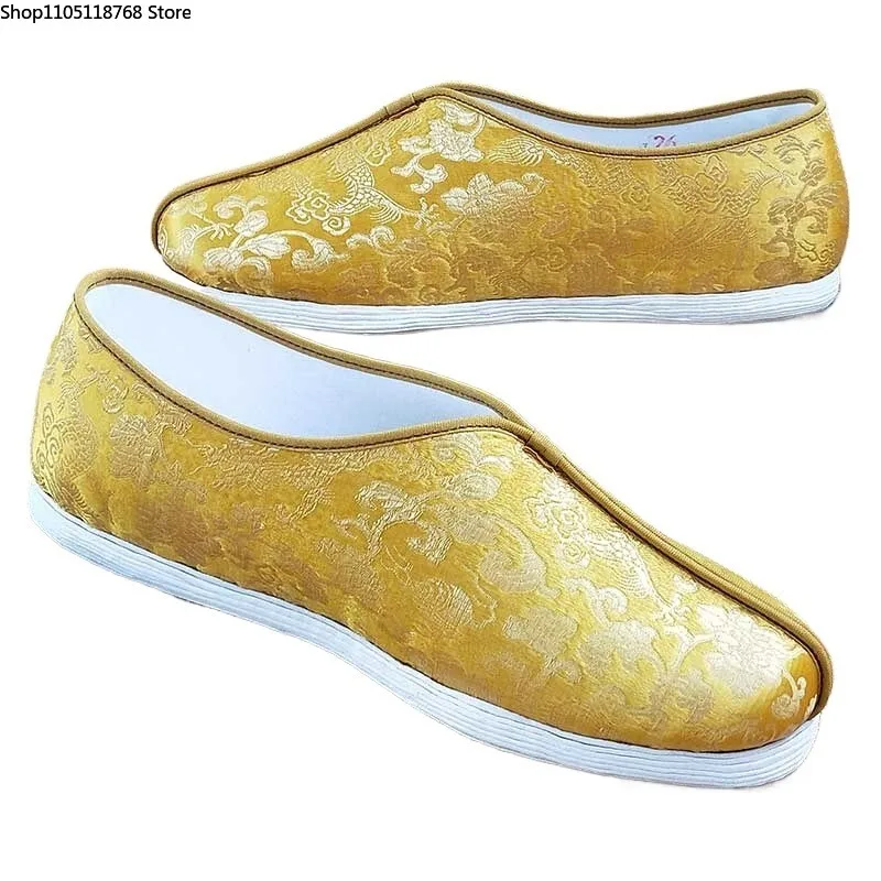Chinese Kung Fu Tai Chi Cotton Sole Canvas Shoes Black Martial Art Cloth Shoes Sport Sneaker
