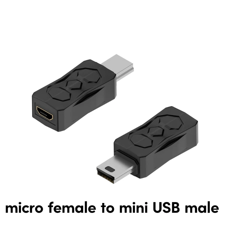 USB męskie żeńskie do Micro Mini USB złącze Micro USB ładowarka Adapter do Samsung Xiaomi Redmi Huawei konwerter