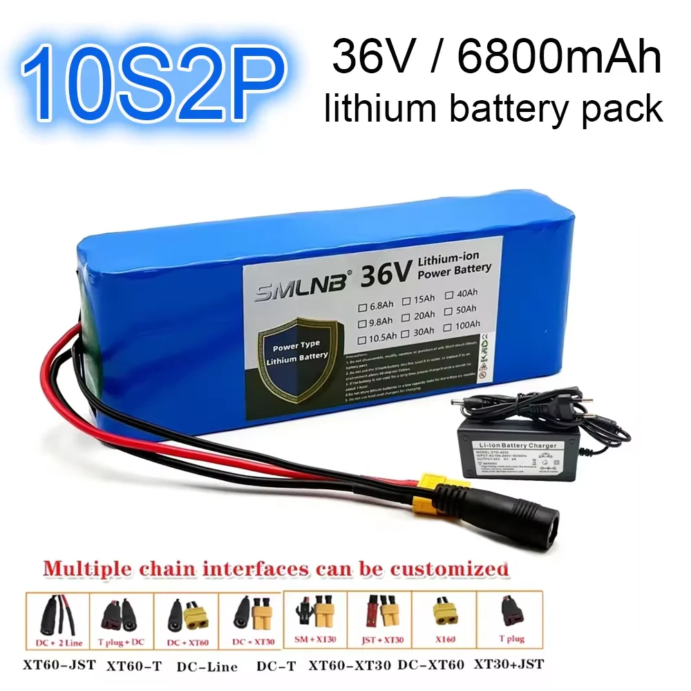 

10S2P 36V 6800mAh Lithium Electric Scooter 500W Electric Scooter Battery 36v 10s2p Battery 36v Electric Scooter Battery