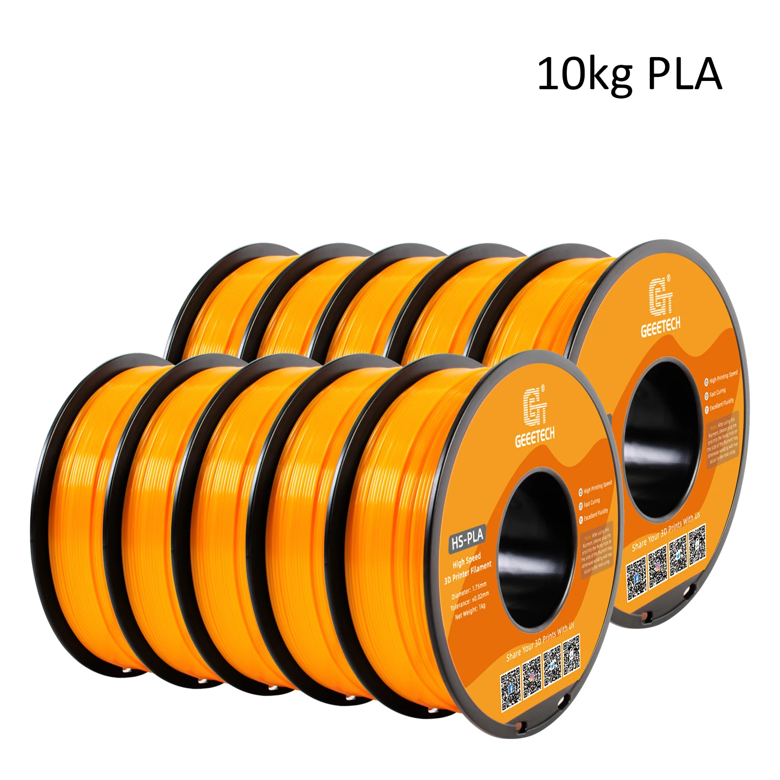GEEETECH High Speed PLA 10 packs (10kg).