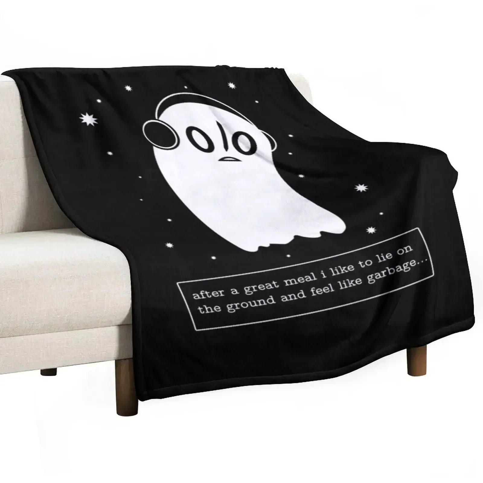 Undertale: The Napstablook Way Throw Blanket Comforter cosplay anime Sofa Blankets