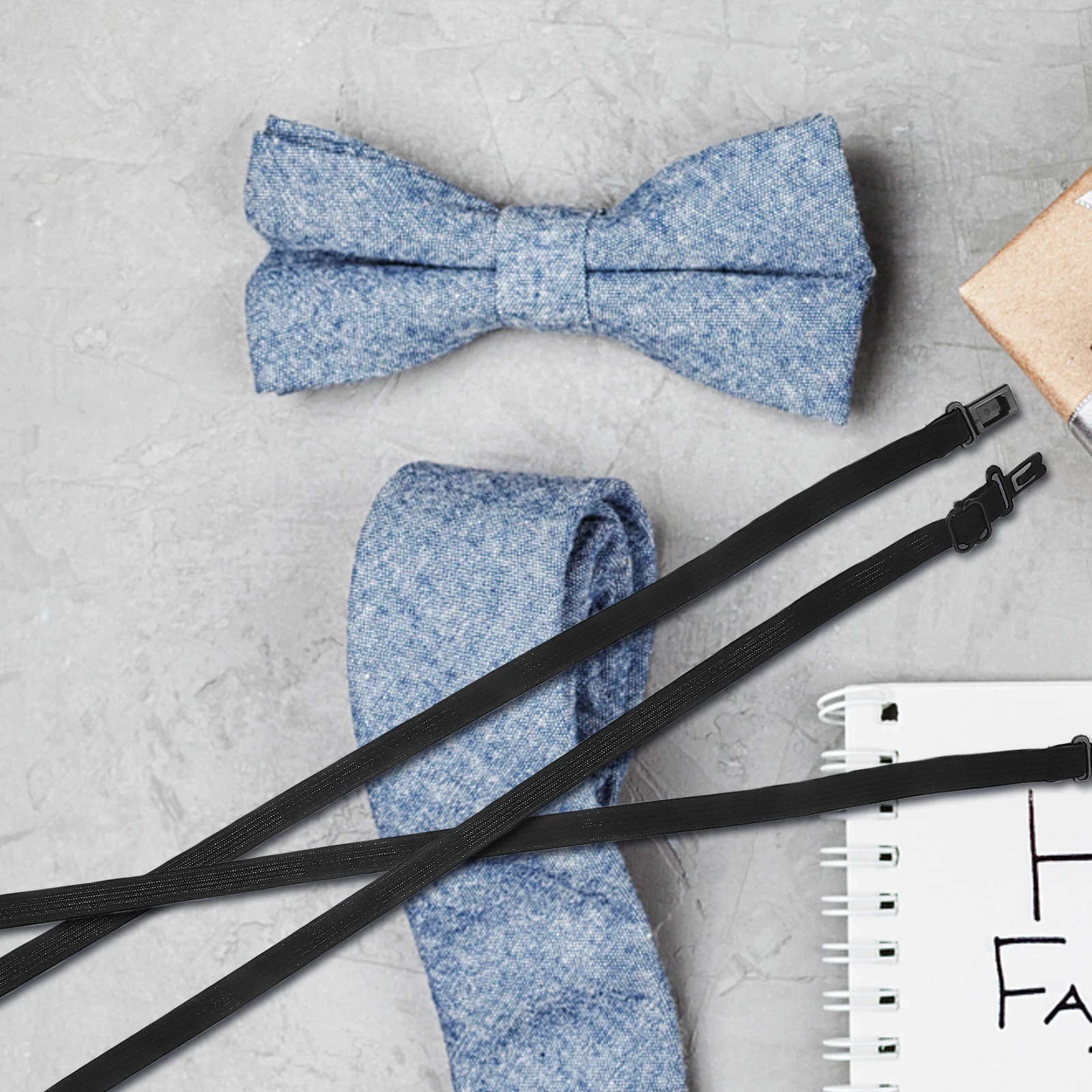 10 قطعة ربطة العنق تمديد قابل للتعديل حزام مطاط للرجال ربطة القوس فيونكة حزام قبل تعادل برقبة موسع تمتد الفرقة للرقاب الكبيرة #4