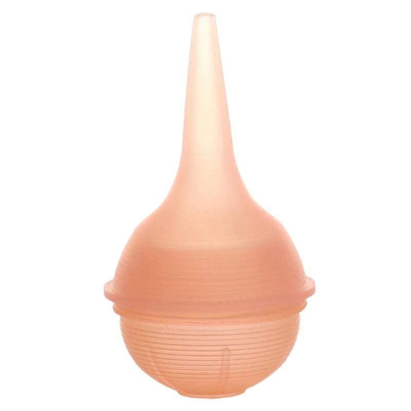 Newborn Nasal Aspirator Soft Baby Nose Vacuum Suction Manual Nose Aspirator Nasal Cleaning Tool Safe Squeezable Nose Sucker