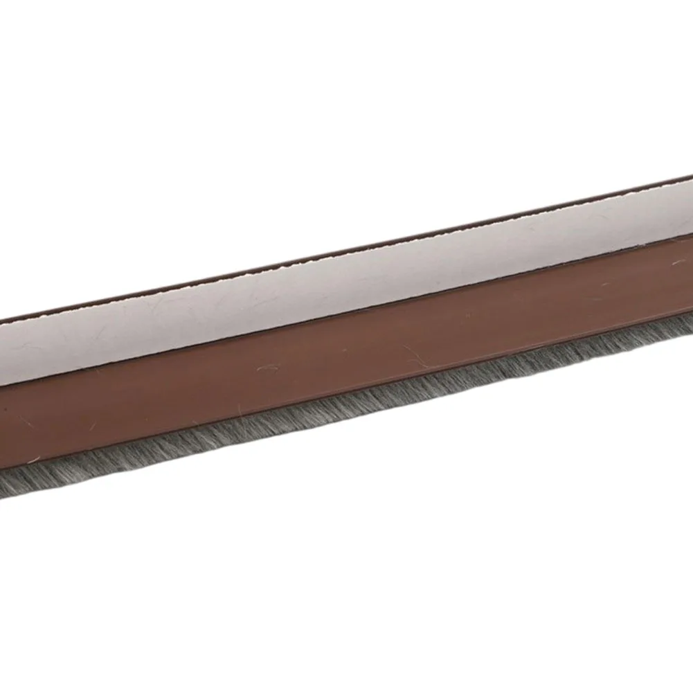 Three Layer Door Bottom Sealing Strip 90cm PVC Self Soundproof Windproof Weather Resistant For Home Security Installation
