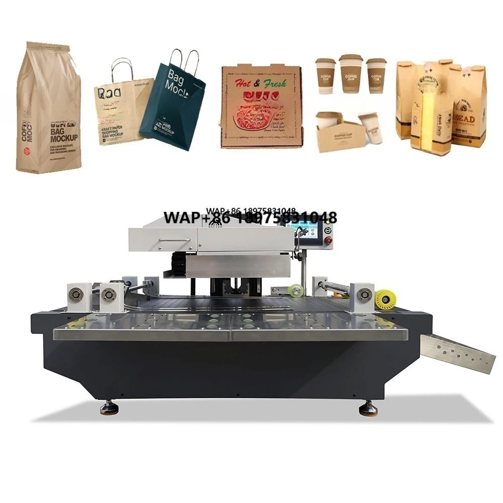 Automatic Inkjet Paper Bag Carton Packaging Printer POD Printing Machine One Pass Digital Card Printer