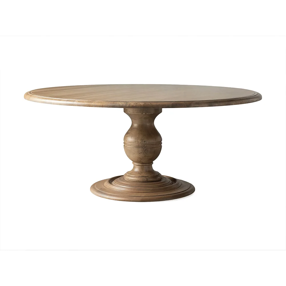@#Wooden Dining Table High End Handcrafted Luxury Antique Indoor Furniture Round Dining Table