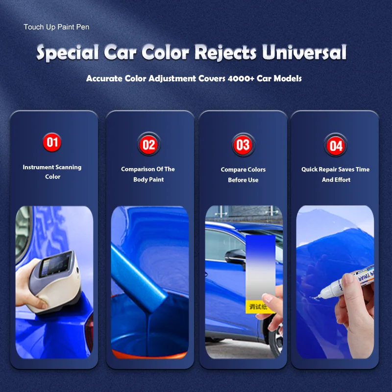 Długopis do naprawy lakieru Xpeng G3 - szybki środek do usuwania rys, dokładne dopasowanie koloru, narzędzie do naprawy rys samochodowych