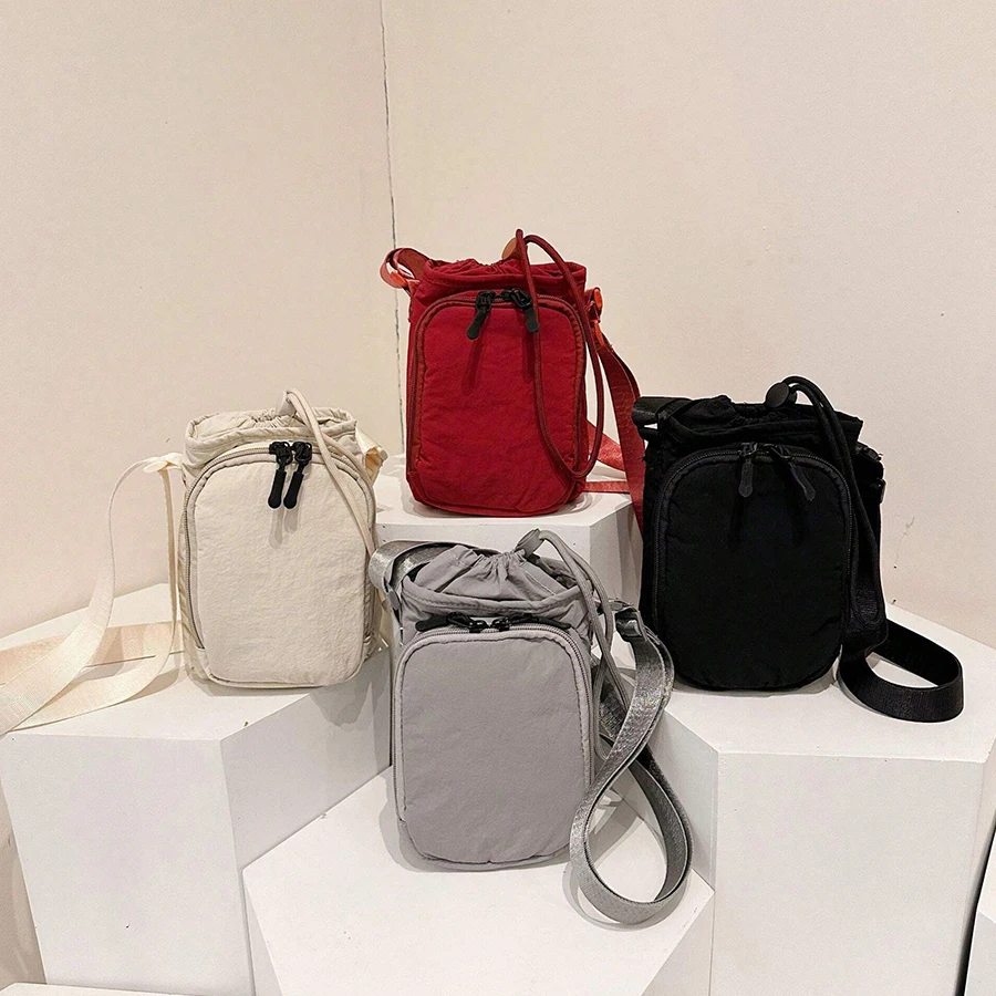 Commuter Water Bottle Bag Umbrella Bag Women's Crossbody Bag Mini Phone Crossbody Bag Portable Shoulder Bag Casual Versatile