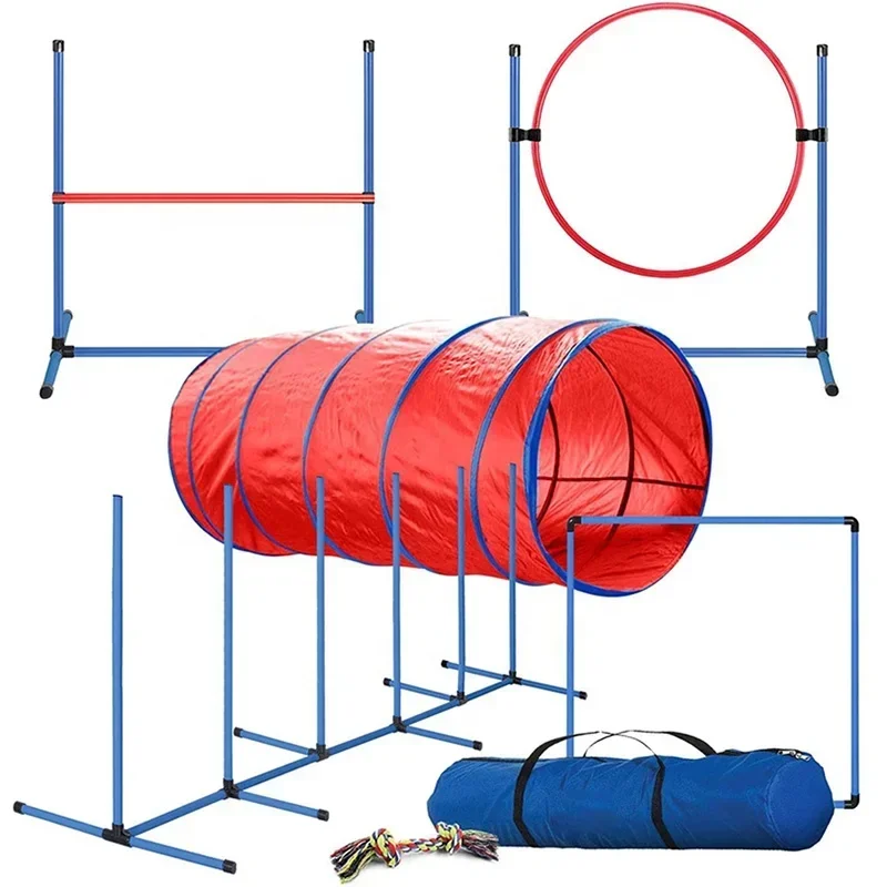 Dog Agility Training Set Fun Dog Pet Toys Outdoor Training Equipment Dog Training Disorders