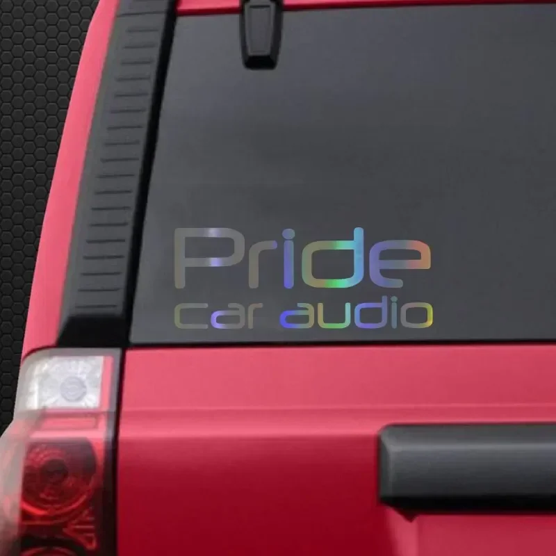 Pride Car Audio Waterproof Vinyl Sticker Decal for Car Bumper Window Motorcycle Styling Auto Exterior Decor Accessories