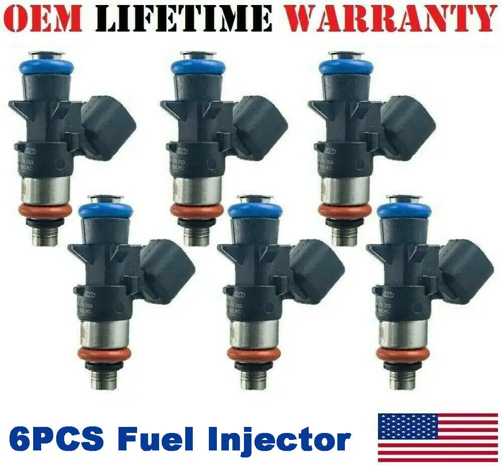 

6Pcs Fuel Injector 0280158233 For Chrysler Dodge Ram Jeep 3.6L-V6 20011-2013