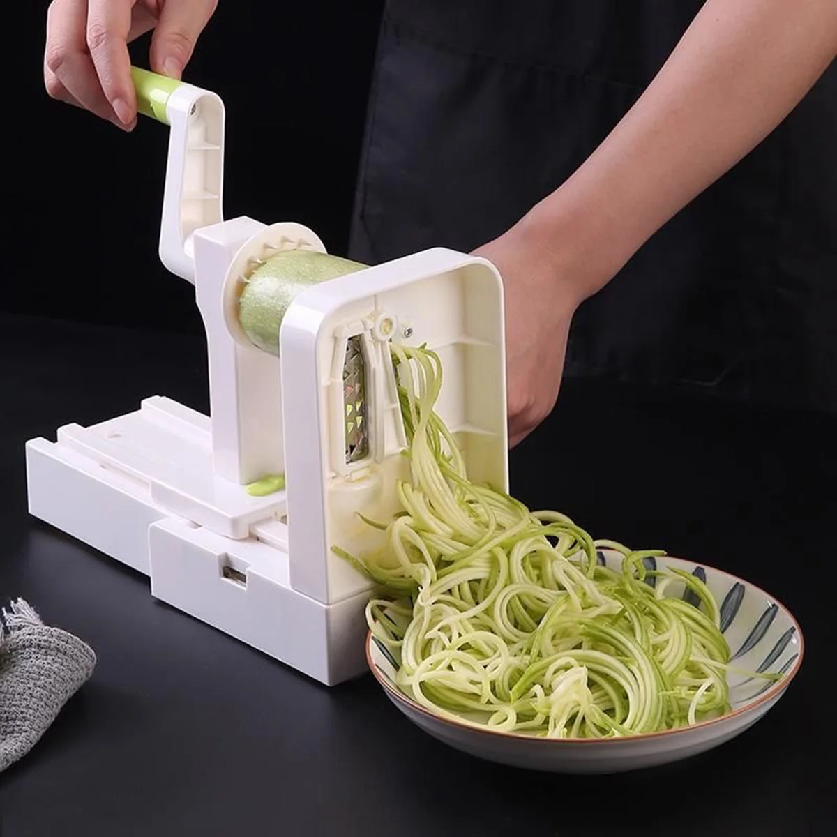 Vegetable Grater Spiral Slicer Whirlwind Vegetable Noodle Maker Thousand Thread Potato Machine Multifunctional Kitchen Gadgets