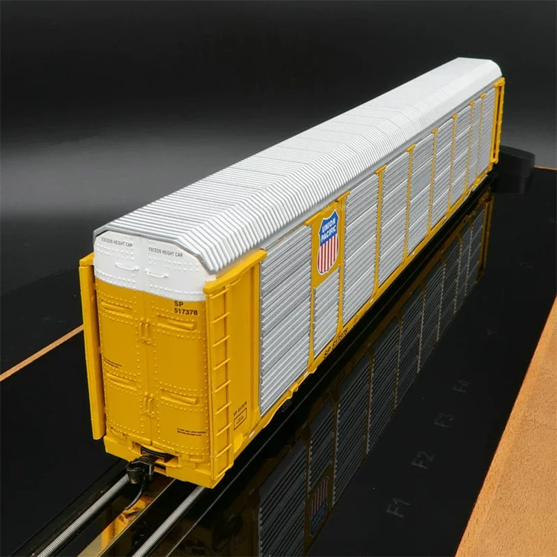 HO tipo morre modelo do trem da carcaça, transportador do carro, carro ferroviário acima, coleção de Liantai, presente brinca, 1: 87