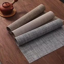 Japanese-style PVC Table Runner, Gongfu Tea Table Mat, Modern Minimalist Table, Personality Home Living Room