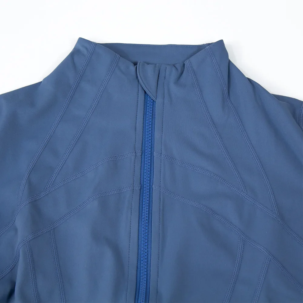 Veste de sport moulante pour femme, gilet de couleur unie, à la mode, pour entraînement, course à pied, Yoga, printemps et automne