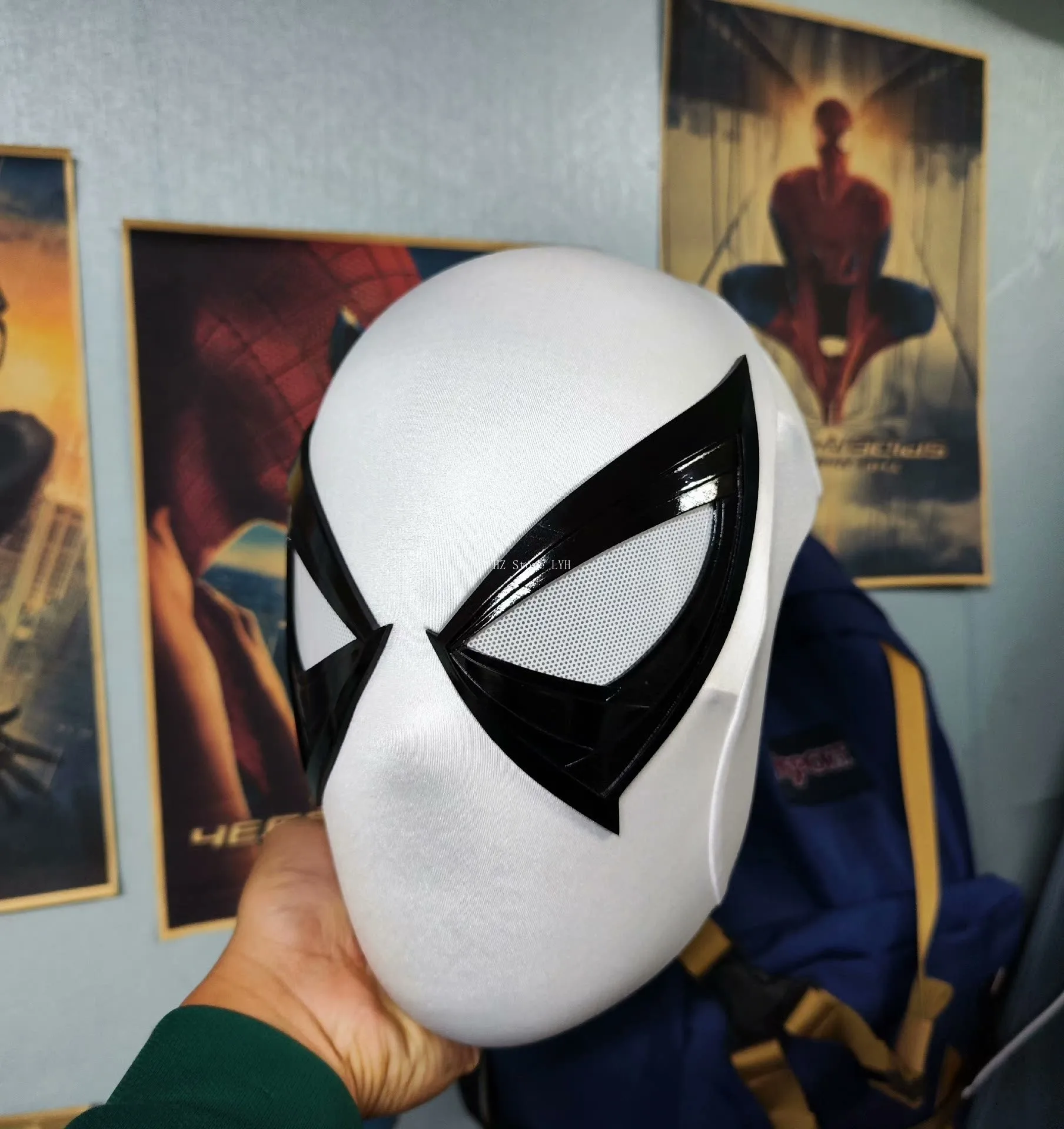 コレクターのアンチヴェノムスパイダーマンマスク,磁気アイ,手作りの