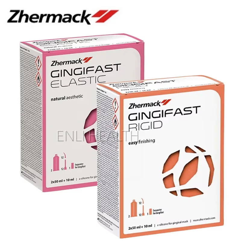 

Zhermack Gingival Mask Impression Material Rigid/Elastic Artificial Gingival Gel Silicone Rubber Duplication Material