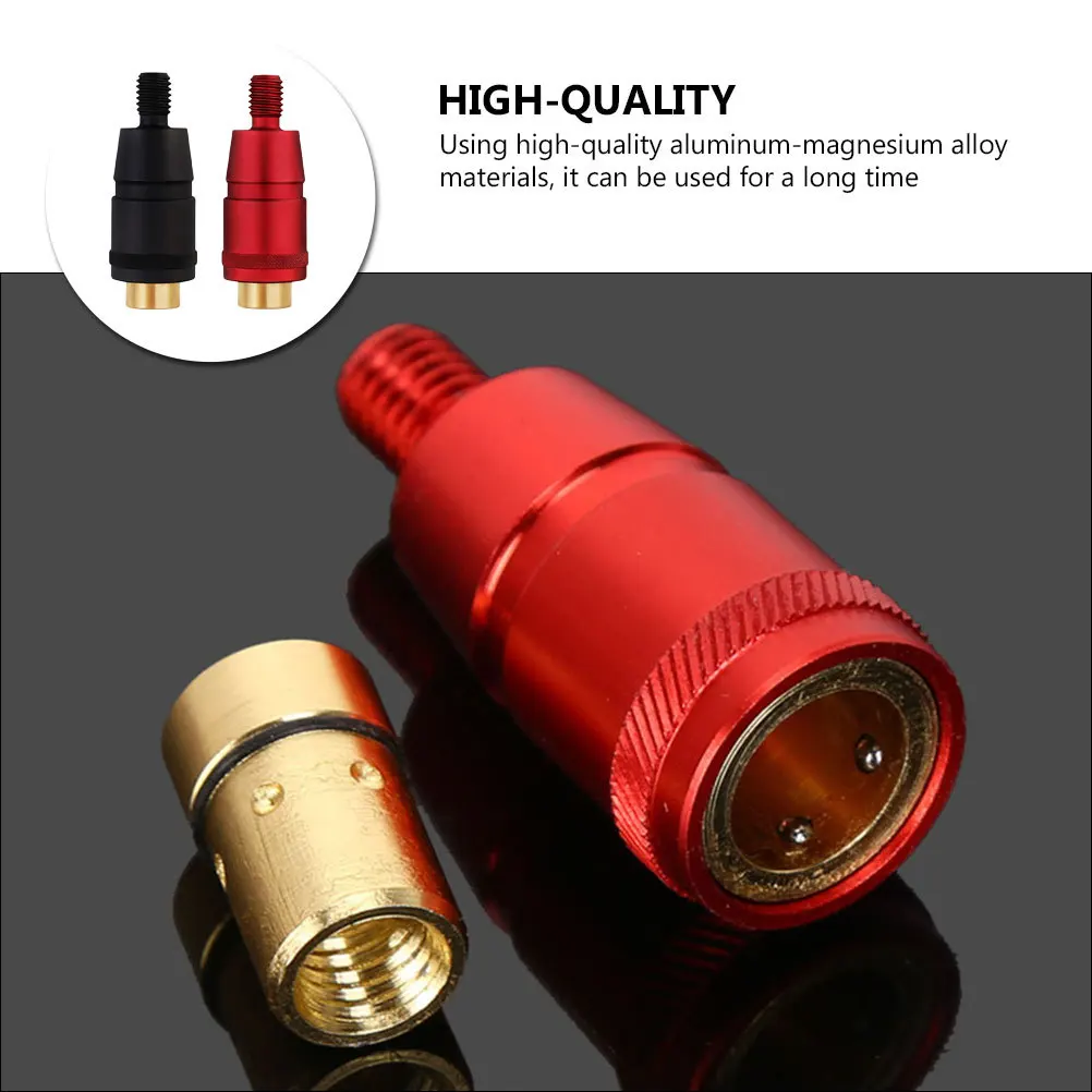 

2Pcs Dip Net Head Connector Anti-Rotation Design Fishing Accessories Lightweight Portable Multifunctional Aluminum Magnesium