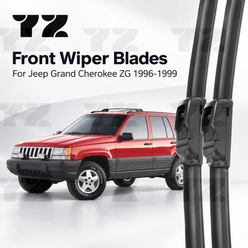 YZ Front Wiper Blades For Jeep Grand Cherokee ZG 1996-1999 Windshield Windscreen Replacement 20" 20" Car Accessories