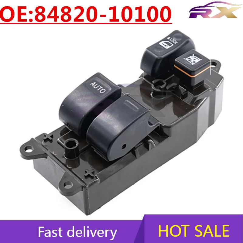 

OEM:84820-10100 Left Front Power Window Master Control Switch For Toyota Yaris
