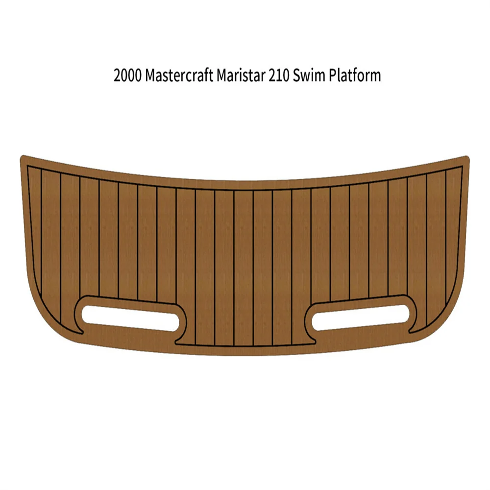 

2000 Mastercraft Maristar 210 Swim Platform Mat Boat EVA Teak Deck Flooring Pad