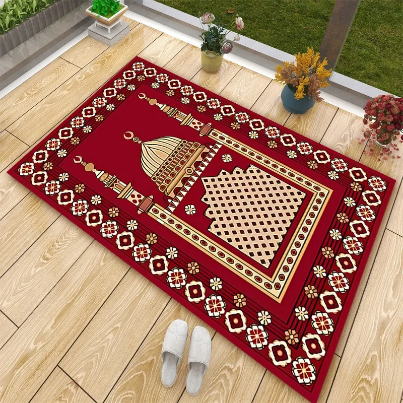 Muslim prayer floor mat home living room bedroom decorative carpet non-slip floor mat