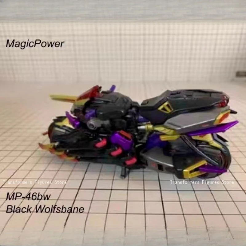 オリジナルブランドの新しいトランスフォーマーロボット玩具 MP-46bw ブラックアラクニア エアラクニド G1 映画漫画アクションフィギュアアニメモデル人気のギフト