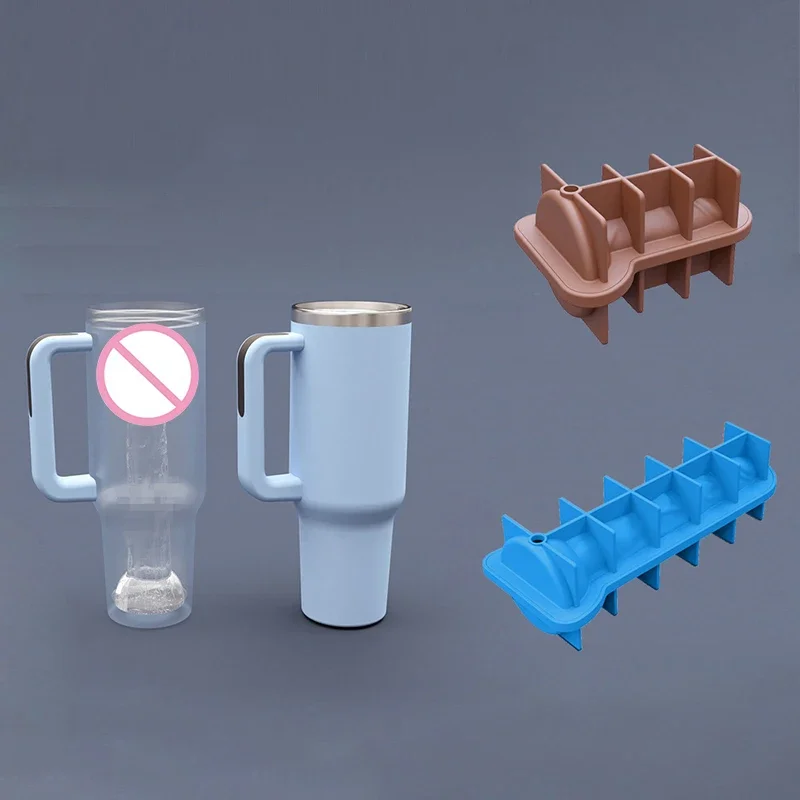 1pc Multifunctional DIY Prank Ice Cube Mold Mold Easy To Clean Silicone Ice Cube Mold for Iced Whiskey Cocktail Juice Tea Coffee