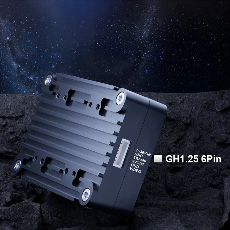 

AAAEL-REAPER EXTREME 3.3G 4W VTX 40CH FPV Video Transmitter Module Build-In Mic 9-36V For Long Range FPV Racing Drone