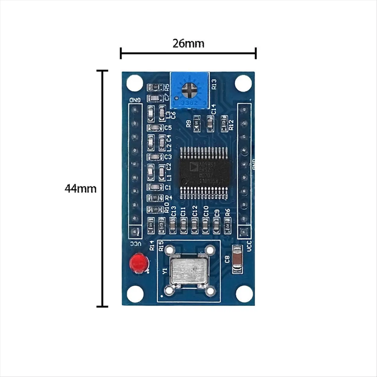 

[ABDH] DDS Signal Generator Module Development Board 0-70MHz AD9851 2 Sine Wave and 2 Square Wave