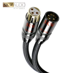 SKW ZD01 OFC Conductor Speaker Audio Cable Speaker Wire for Amplifier Connect Speaker Box Hi-fi Systems Y and Banana Plug,