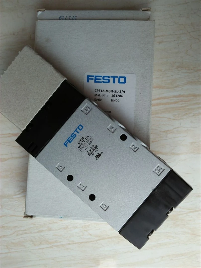 

1PC New For FESTO CPE18-M3H-5L-1/4 163786 Air Solenoid Valve