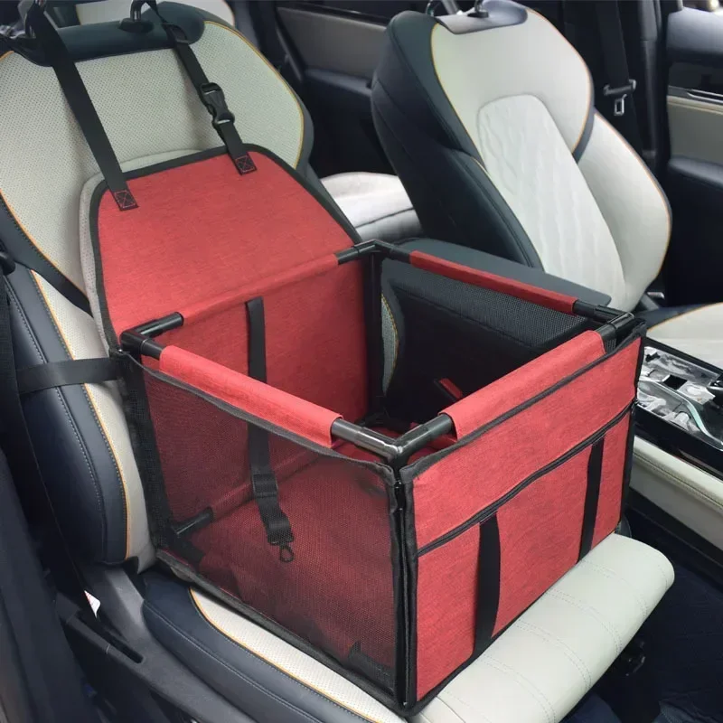 Home Furniture Travel Dog Car Seat Cover Waterproof Pet Dog Carriers Bag Cat Transport Hammock Dog Car Seat Basket for Small Med