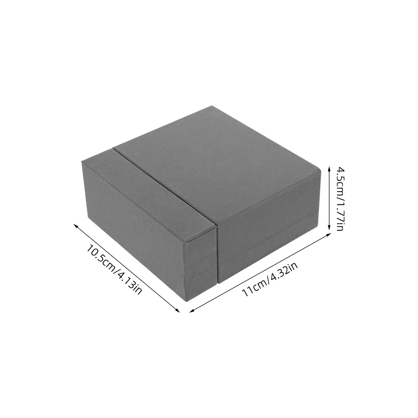 Mini Jewelry Box 3 Piece Paper Drawer Organizer for Necklace Bracelet Earrings Travel Storage Display