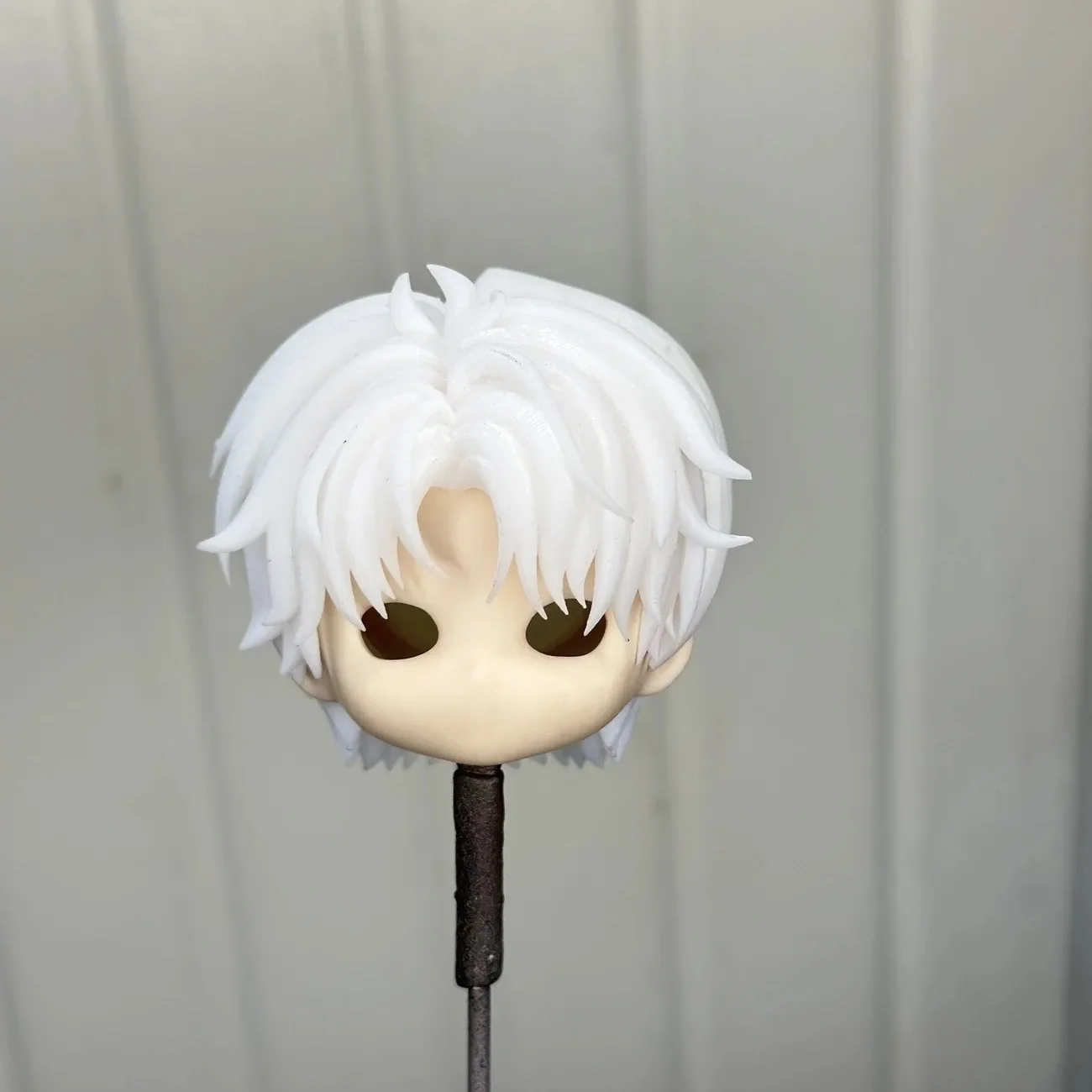 Ungefärbter geteilter Pony, nach hinten gekämmtes Haar, Haarband-Perücke, Modell für GSC OB11 BJD Actionfiguren, Ersatz-Puppenzubehör – Detail 30