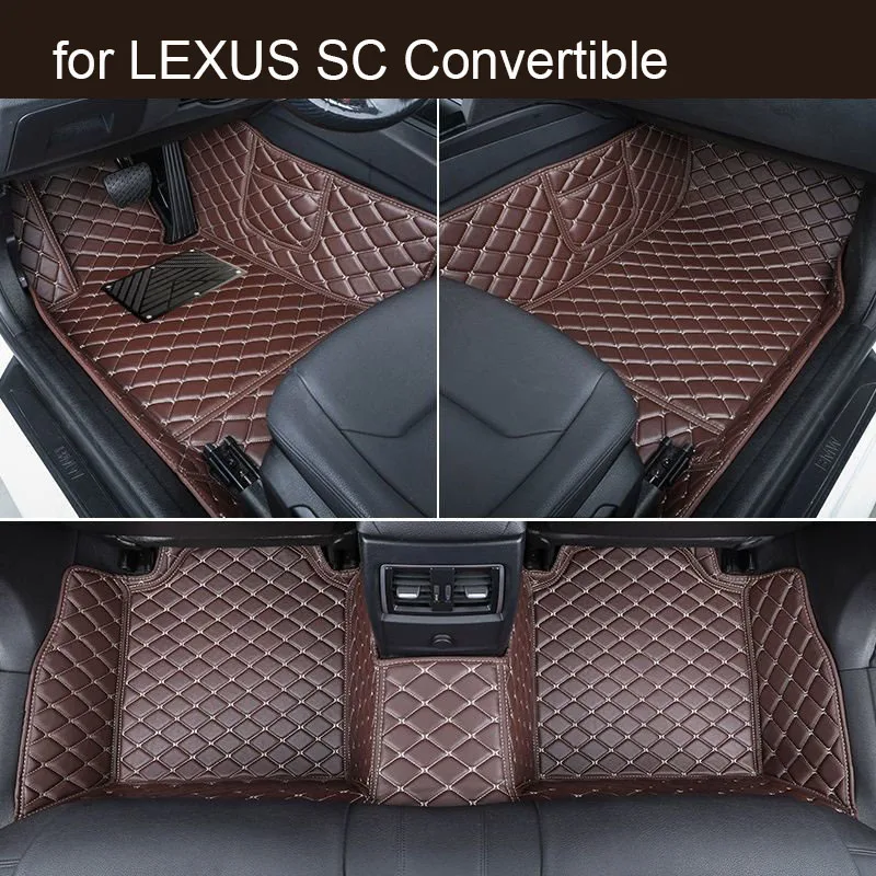 Car Floor Mats for LEXUS SC Convertible（Right driving）2000-2010  Accessories Customized Auto Carpets