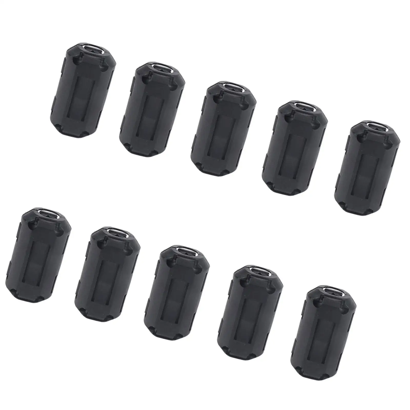 10Pcs 13mm Clip On ferrite Core Ring Filter Audio Cable Antenna Filter Clip