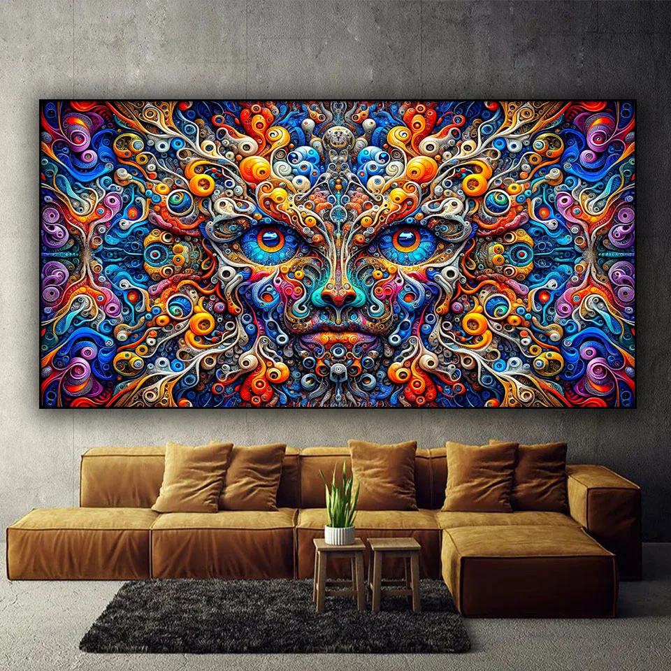 5D DIY Diamond Painting Everything Everywhere Full Square Round Diamond Mosaic Embroidery abstract Art of Living Room Wall Decor