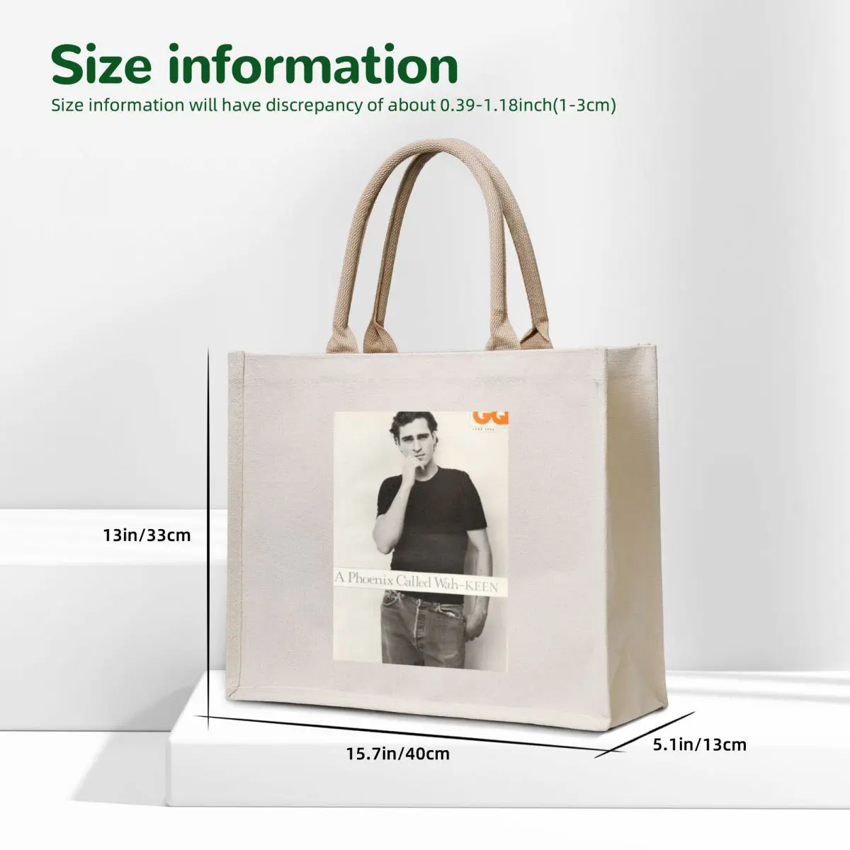 Joaquin Phoenix Tote Bag tote men large custom