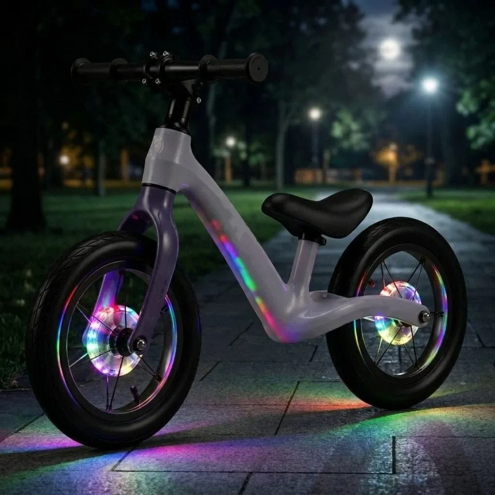 Waterproof Bike Wheel Light USB Rechargeable Vibration Sensing Rechargeable LED Light Split Hub Design Bright Wheel Hub Light