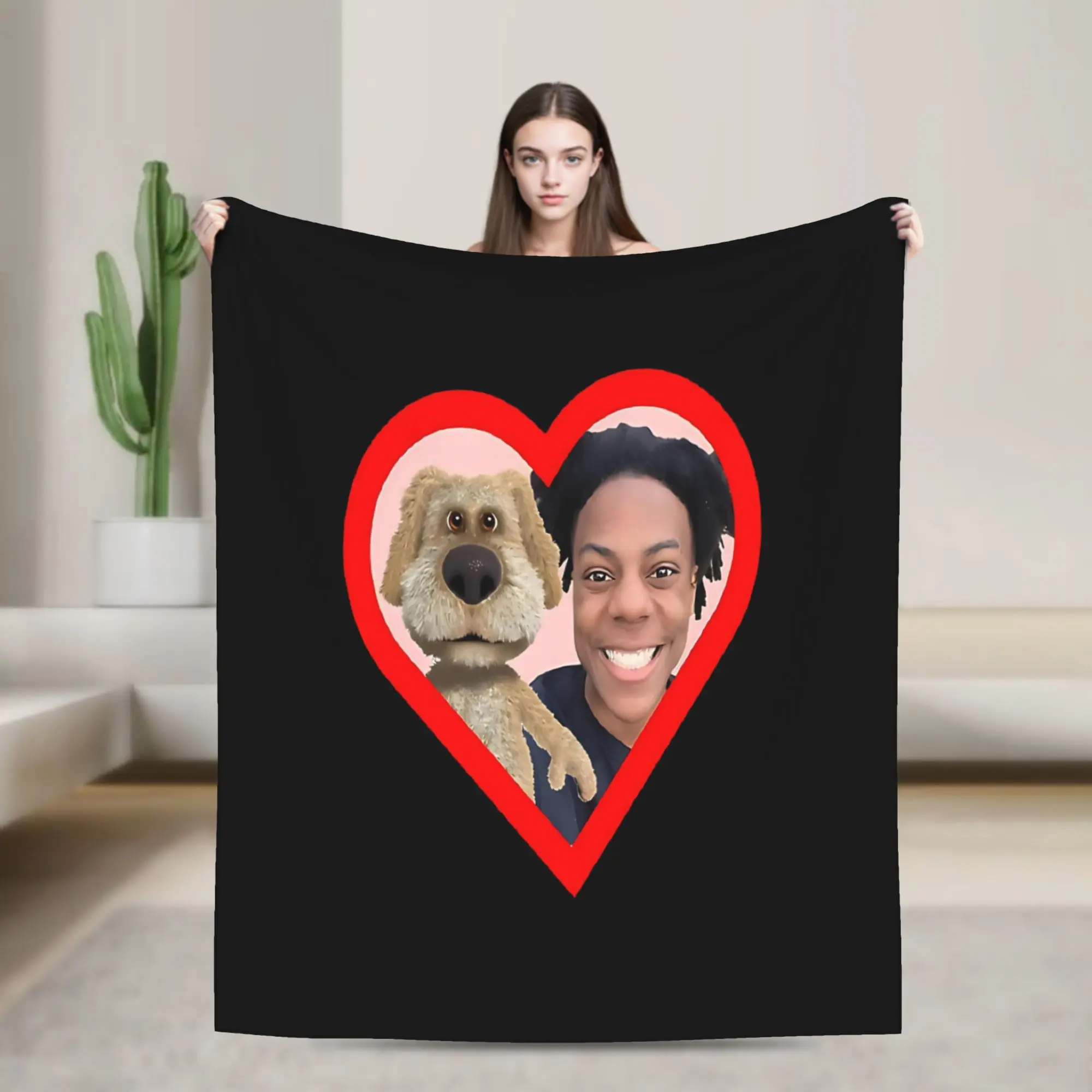 IShowSpeed Funny YouTuber Blanket Quality Warm Soft  Throw Blanket Winter Airplane Travel Living Room Funny Bedspread