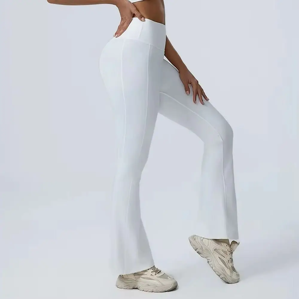 

Women Flared Leggings Yoga PantsNaked Feeling Gym High Waist Push Up Flared Pants Dancing Fitness Sports Breathable Yoga Clothes
