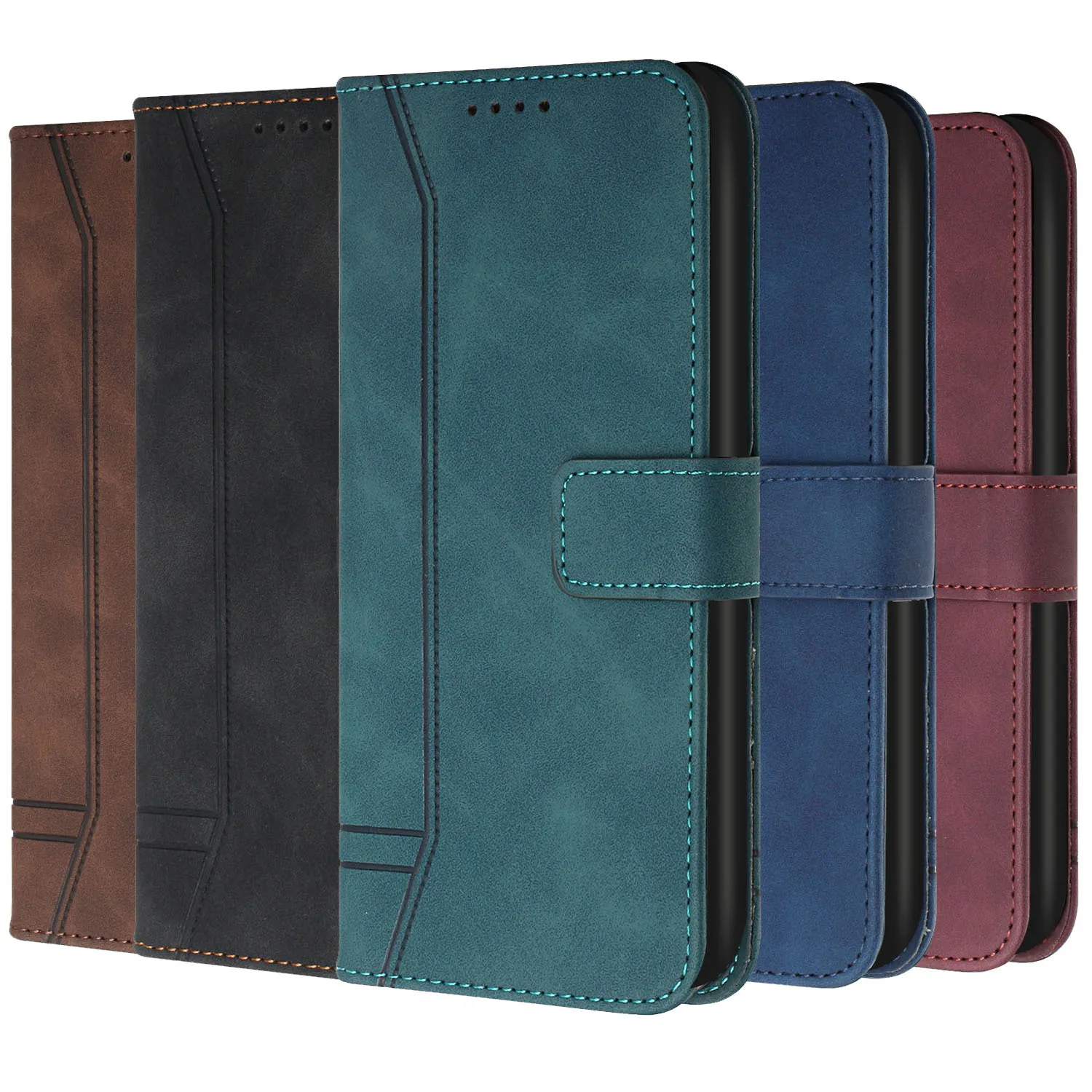 Wallet Flip Case For Ulefone Note 20 Pro 19 Retro Leather 3 Cards Slot Magnetic Clip Phone Book Cover For Ulefone Note 20 Pro 19