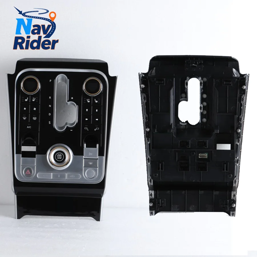 For Bentley Continental 2012‑2017/Flying Spur 2013‑2017 LHD Gear Shift Panel Square Single Armrest Center Console Saddle Button