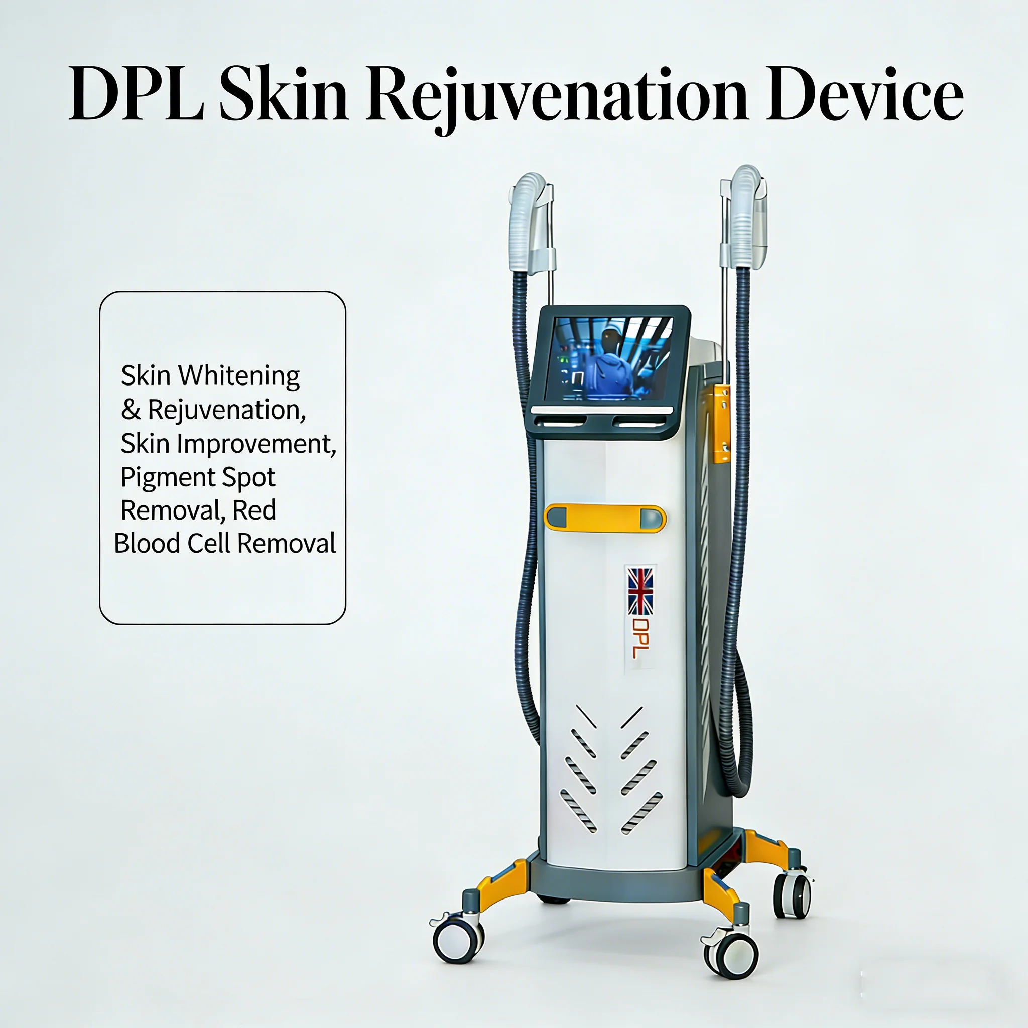 

Аппарат для омоложения кожи DPL: многофункциональный и универсальный, уменьшает красные кровоизлияния, отбеливает и осветляет пигментные пятна, улучшает состояние кожи.