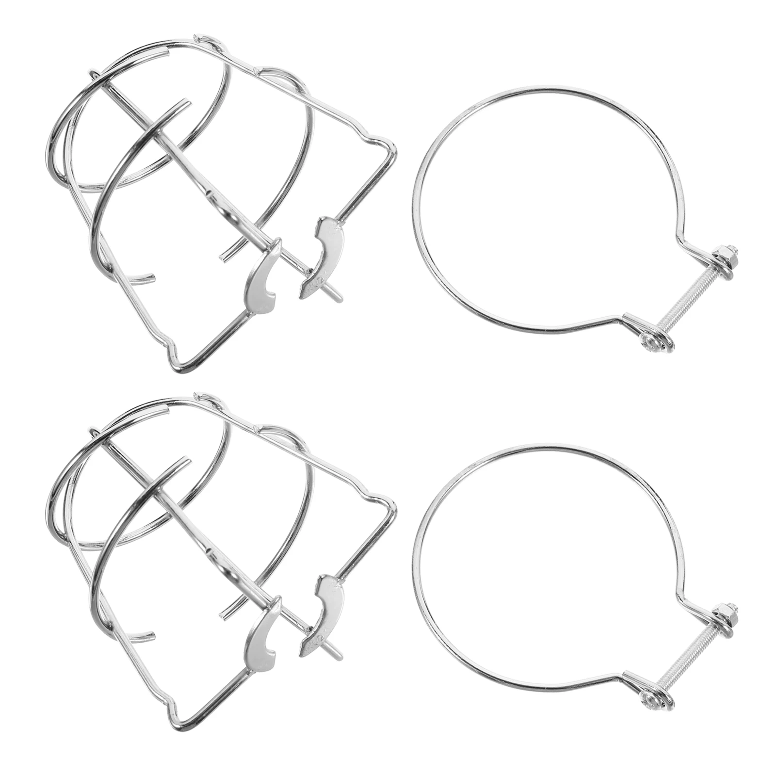 

2pcs Protective Cover Fire Sprinkler Head Cover Water Cage Wrought Iron Vandalism Proof Sprinkler Equipment