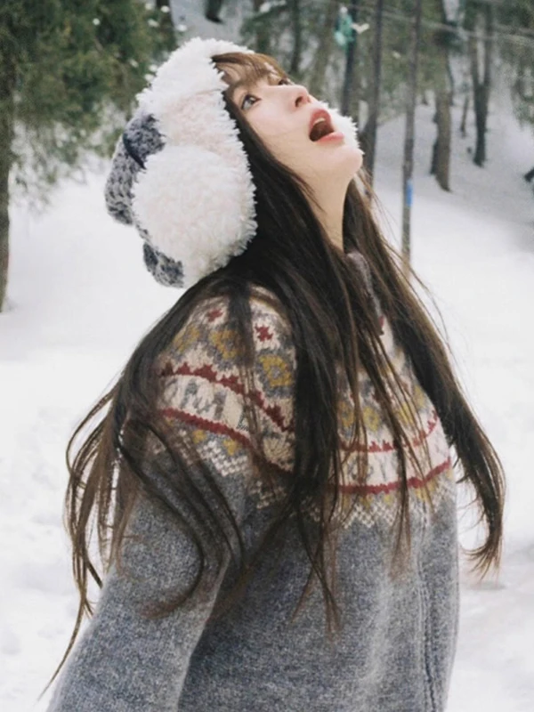 

Women's Knitted Sweater Coat Loose Fit Thiened Autumn Winter New Sle Lazy Faion High Sensation Open Cardigan Top